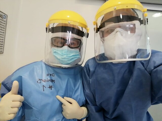 Vivo la pandemia en la clinica