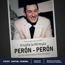 Elecciones Presidenciales Triunfa la Formula Perón- Perón