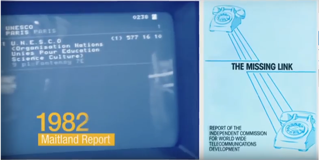 Jan 1, 1982 Declaración mundial de las Telecomunicaciones