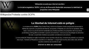 2012 – Una importante protesta en línea