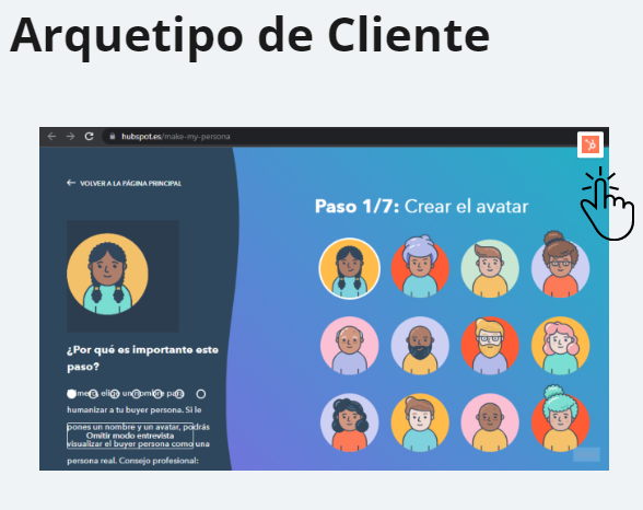 Arquetipo de Cliente