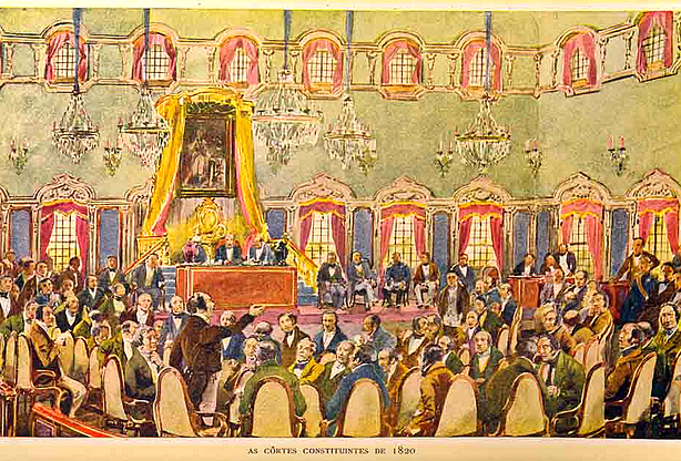 1822 – Aprovação da primeira Constituição Liberal