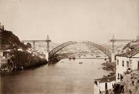 Inauguração da Ponte D. Luís no Porto