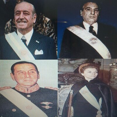Timeline: PRESIDENCIAS CAMPORA - LASTIRI - JUAN PERON Y ESTELA DE PERON