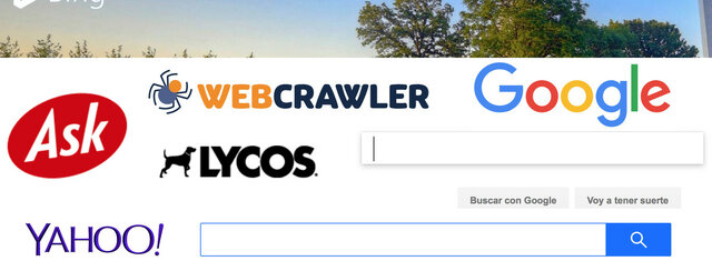 Aparecen los buscadores de Internet WebCrawler, Lycos y Excite!