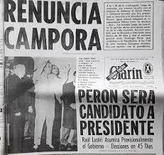 RENUNCIA DE CAMPORA