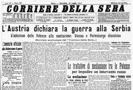 L'Austria dichiara guerra alla Serbia