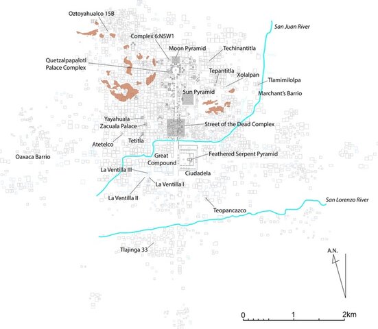 Teotihuacán Geometric planning