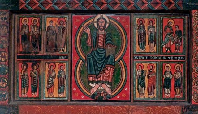 Pintura religiosa romànica