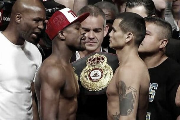 su primer combate vs. Floyd Mayweather