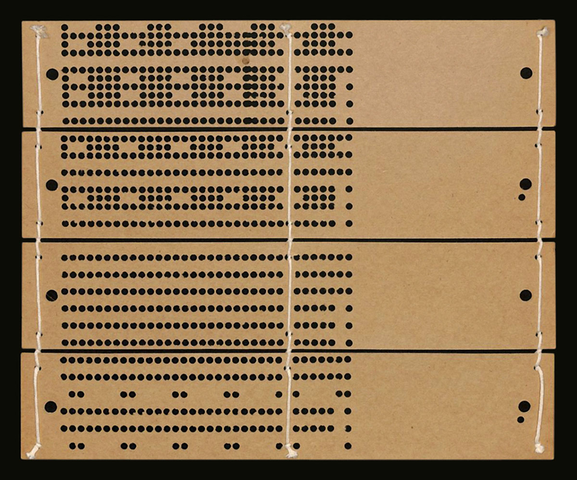 Uso de tarjetas perforadas