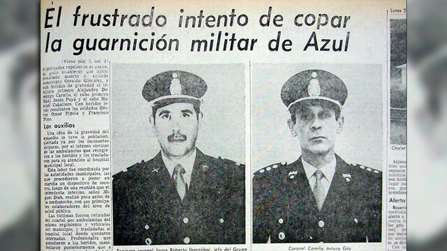 Ataque a la Guarnición del Ejercito en Azul