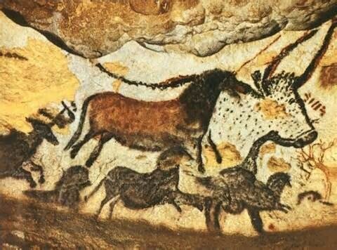 Great Hall of the Bulls Cave paintings