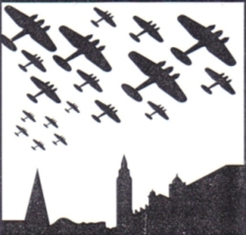 British Airraides start in Germany