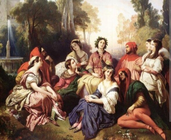 Boccaccio completa il decameron