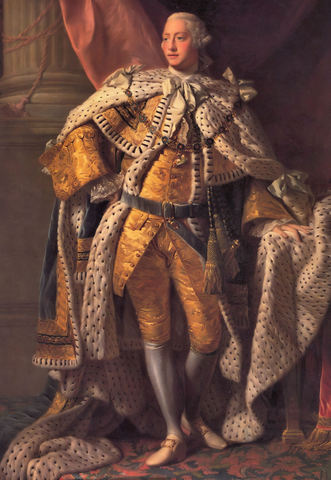 George III takes throne