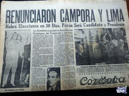 RENUNCIA DE HÉCTOR CAMPORA