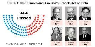 The Improving America's Schools Act (IASA) is signed into law