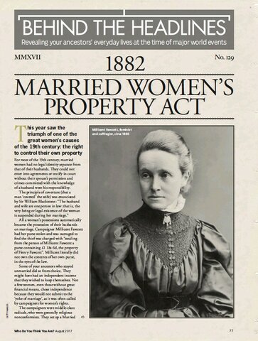 Married Women Property Act- 1848