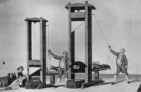 The invention of the guillotine was invented