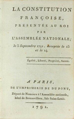 CONSTITUCIÓN DE 1791