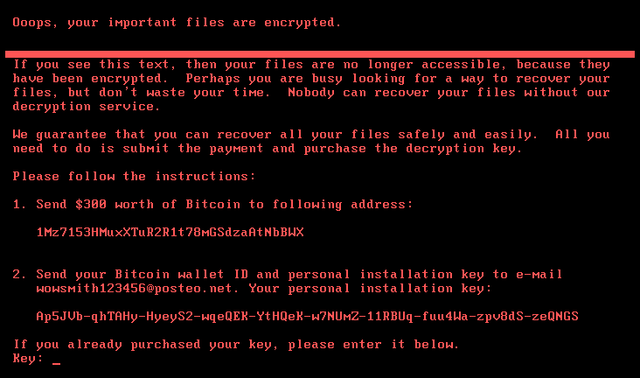 Ransomware: Petya