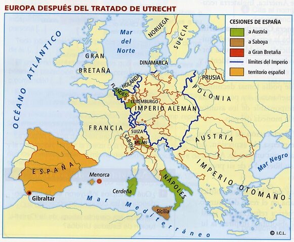 Tractat Utrecht. Equilibri de poder a Europa