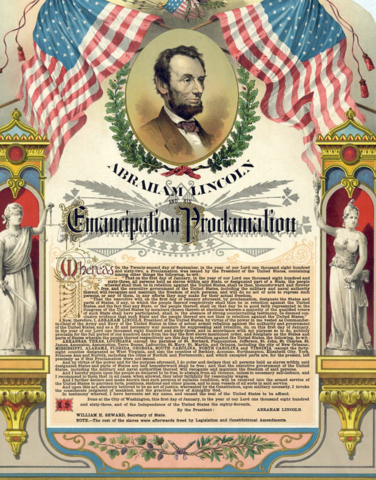 The Emancipation Proclamation