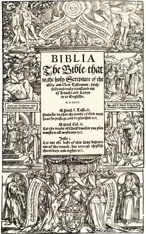 English bible produced