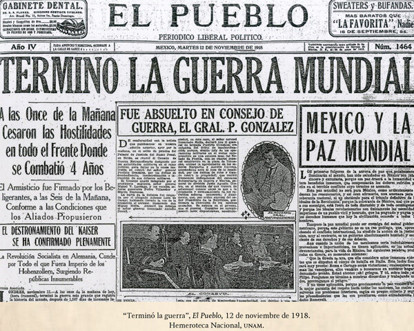 Fin de la Primera Guerra Mundial