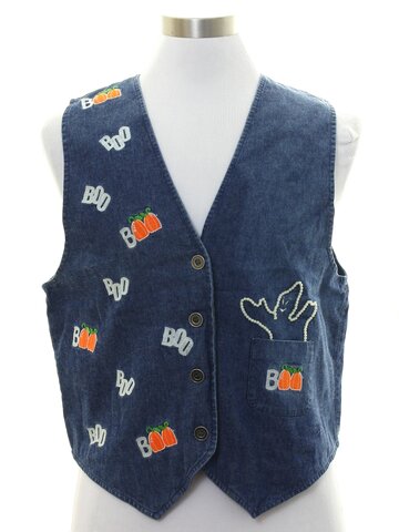 Embroidered vests