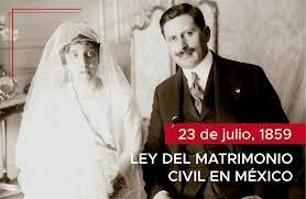 Ley de Matrimonio Civil, del 23 de julio de 1859