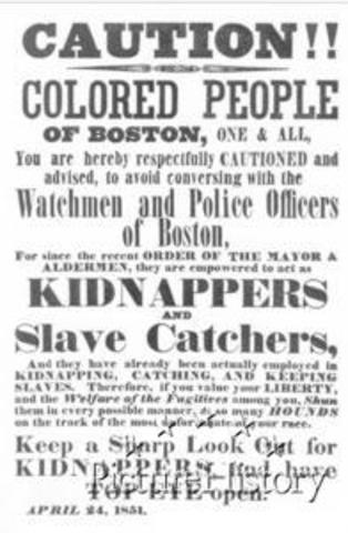 new Fugitive Slave Act (Compromise of 1850)