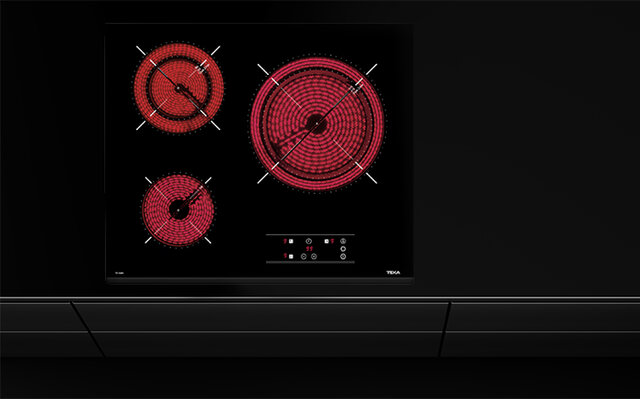 Cocina eléctrica - placa vitrocerámica