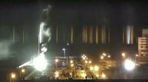 Tropas rusas bombardean posiciones ucranianas en la central nuclear de Zaporiyia.