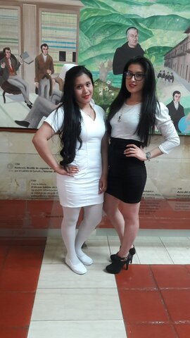 Grado de mi hermana auxiliar de enfermería