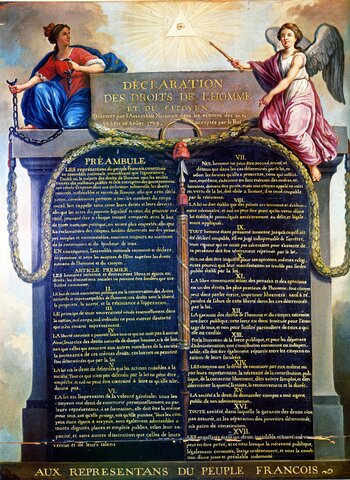 DÉCLARATION DES DROITS DE L'HOMME ET DU CITOYEN