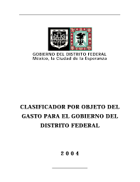 Se publicó el Acuerdo por el que se Expide el Clasificador por Objeto del Gasto