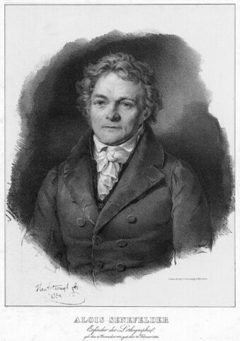 Alois Senefelder descubre la Litografía