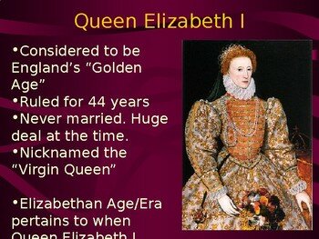 Elizabeth age a.k.a The Golden Age of English literature (16th century to Early 17th Century)