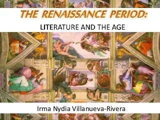 The Renaissance and Reformation period (1485-166 CE)
