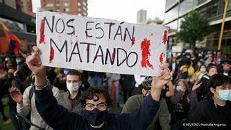Oleada de marchas  y asesinato de líderes sociales.