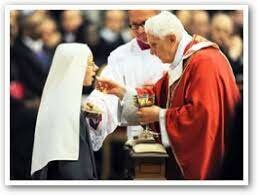 receiving the eucharist