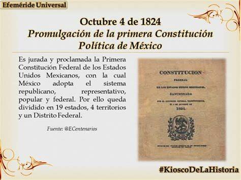 Constitución de 1824 como forma de gobierno una república representativa popular federal