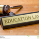 Gavel name plate engraving education law education law 98774249