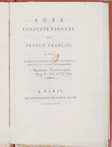 CONSTITUCIÓN DE 1793