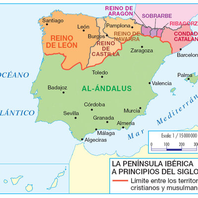 Timeline: La Edad Media: Tres culturas y un mapa político en constante cambio (711-1474).