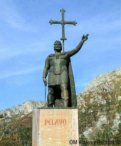 Pelayo funda el Reino de Asturias