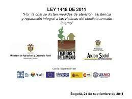 LEY 1448 DEL 2011