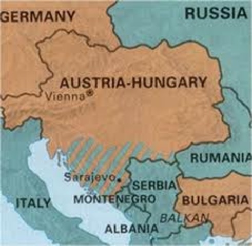 Austria-Hungary takes control of Bosnia